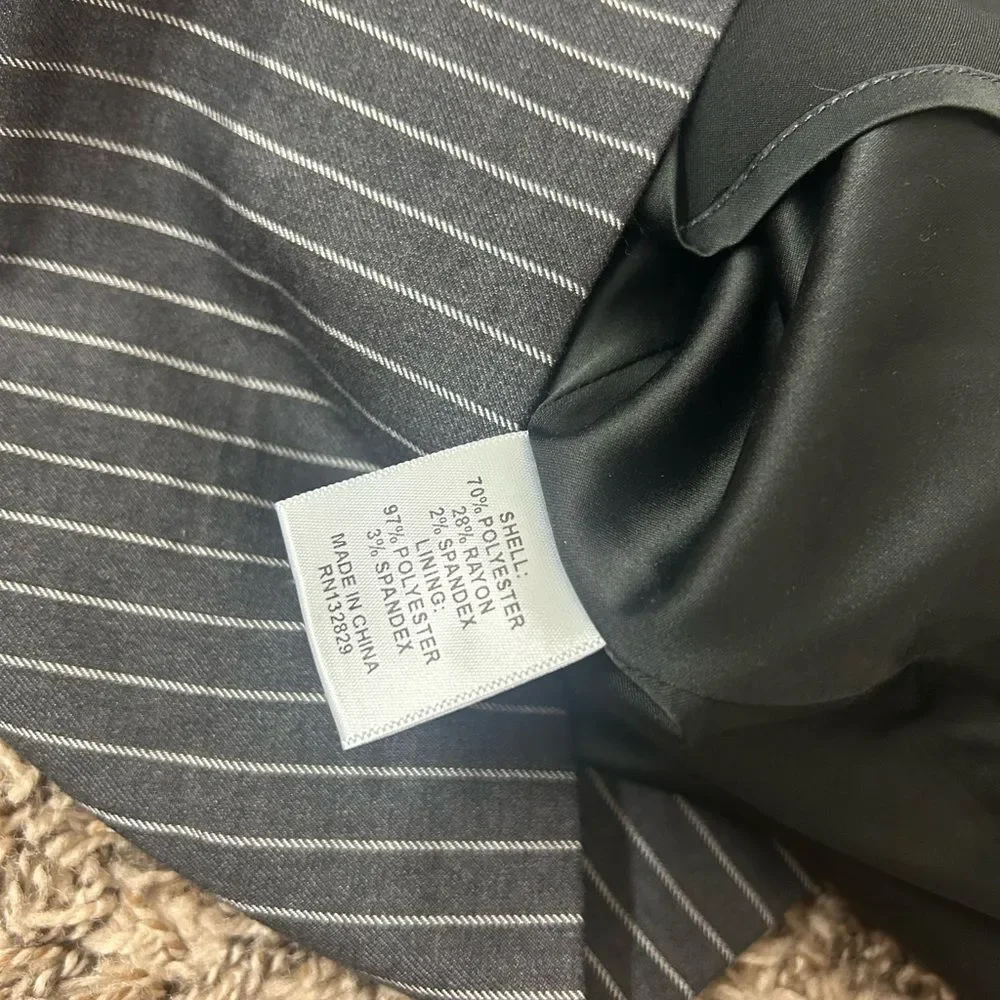 L’ACADEMIA The Mattia Mini Skirt in Grey & White Revolve Sz XS
